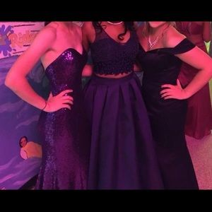 Navy Blue Prom Dress